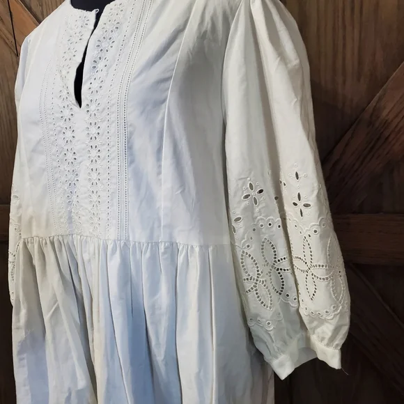 MaxMara White Cotton Dress - Picture 4 of 4